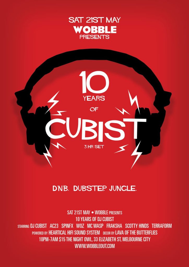 Wobble 10 Years Cubist