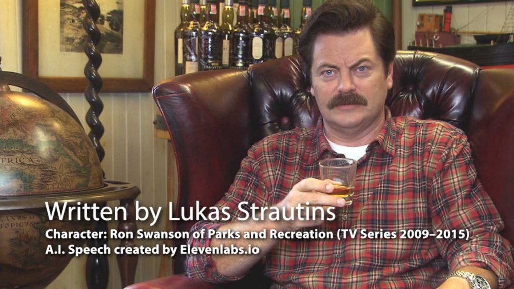 Ron Swanson - Sitcom Character Monologue